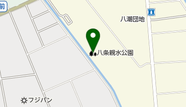 八条親水公園の地図画像