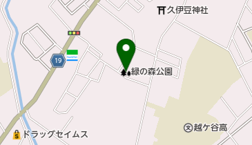 緑の森公園の地図画像