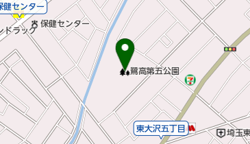 鷺高第五公園の地図画像