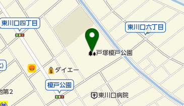 戸塚榎戸公園の地図画像