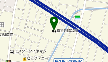 脚折近隣公園の地図画像