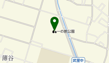 一の割公園の地図画像