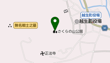さくらの山公園の地図画像