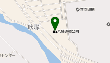 八幡運動公園の地図画像