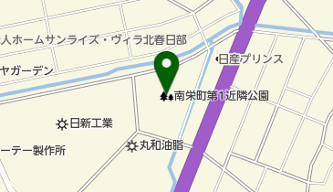 南栄町第1近隣公園の地図画像