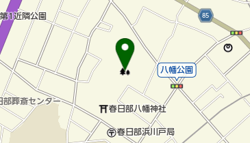 八幡公園の地図画像