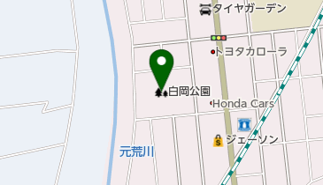 白岡公園の地図画像