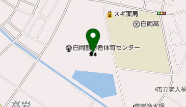 高岩公園の地図画像