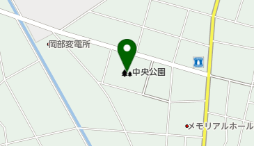 中央公園の地図画像