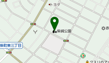 柴崎公園の地図画像