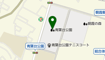 青葉台公園の地図画像