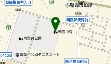 朝霞の森の地図画像