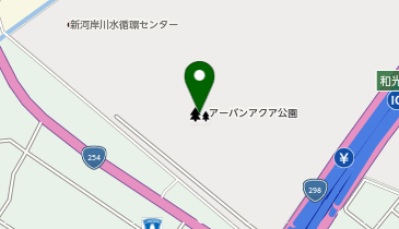 アーバンアクア公園の地図画像