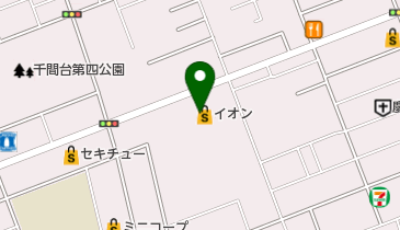 イオンスタイルせんげん台の地図画像