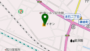 イオン熊谷店の地図画像
