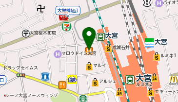 イオンスタイル大宮西口駅前の地図画像