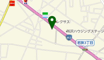 ボルボ・カー所沢の地図画像