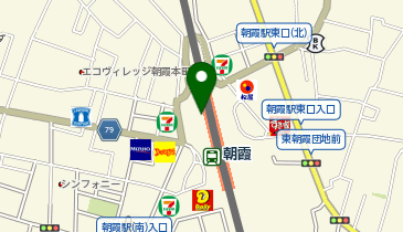 3COINS+plusエキア朝霞店の地図画像