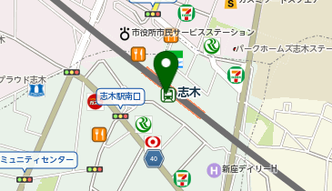 3COINS+plusエキア志木店の地図画像