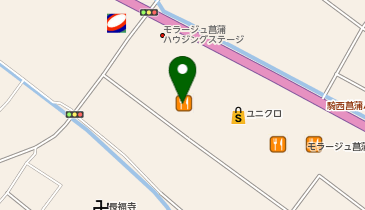 3COINSモラージュ菖蒲店の地図画像