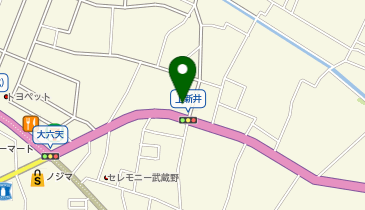 創庫生活館西所沢本店の地図画像