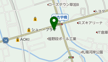 創庫生活館草加本店の地図画像