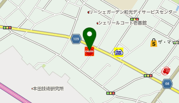 ニコニコレンタカー和光中央店の地図画像