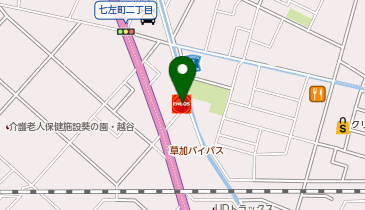 ニコニコレンタカー新越谷店の地図画像