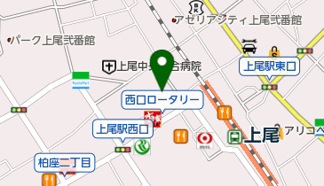 快活CLUB上尾西口駅前店の地図画像