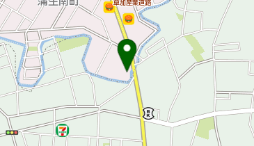 快活CLUB越谷蒲生店の地図画像