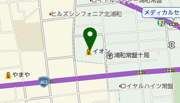 コナミスポーツクラブ北浦和の地図画像