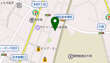 セントラルウェルネスクラブ志木の地図画像