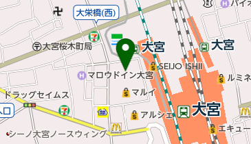 コナミスポーツテニススクール大宮の地図画像