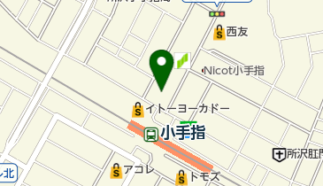 セントラルフィットネスクラブ24小手指の地図画像