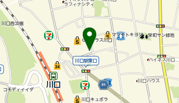 チョコザップ川口東口の地図画像
