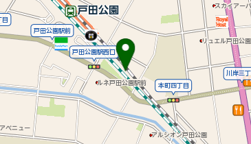 ジェクサーフィットネスクラブ戸田公園店の地図画像