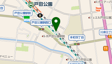 ジェクサーテニススクール戸田公園の地図画像
