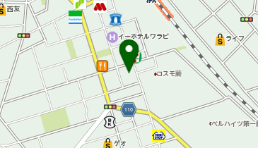 スポーツクラブNAS蕨の地図画像