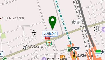 ジェクサーキッズスクール大宮の地図画像