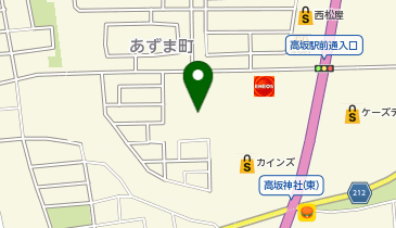 セントラルフィットネスクラブ24東松山高坂の地図画像