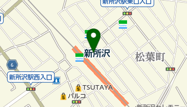 サンレンタサイクル新所沢の地図画像