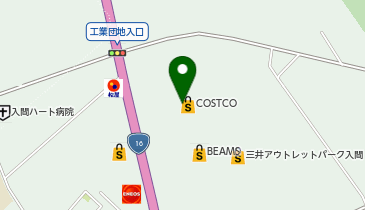 COSTCO入間倉庫店の地図画像