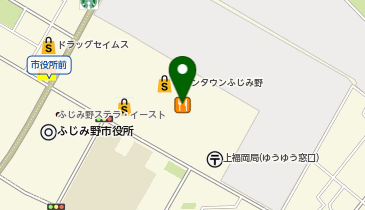 バーガーキングイオンタウンふじみ野店の地図画像