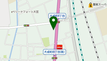 バーガーキング大宮大成店の地図画像