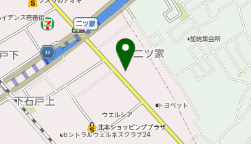 焼肉きんぐ二ツ家店の地図画像