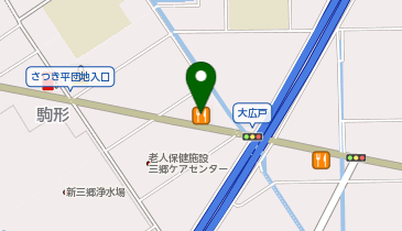 回転寿司みさき三郷店の地図画像