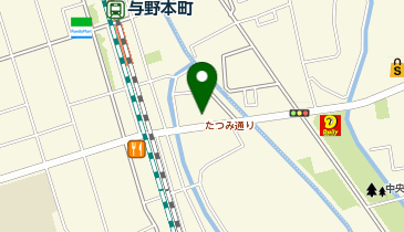 星乃珈琲店与野本町店の地図画像