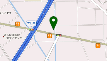 星乃珈琲店三郷店の地図画像