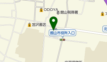 館山市役所の地図画像