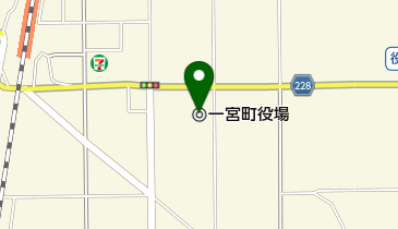 一宮町役場の地図画像